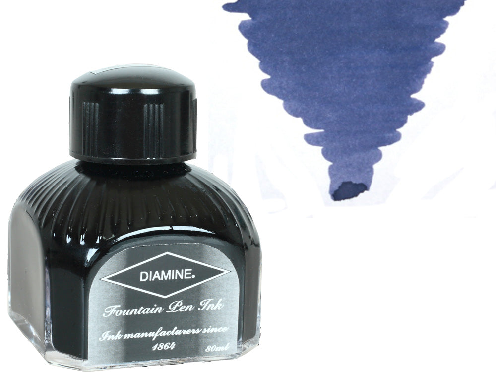 Diamine Tintenfass, 80ml., Amazing Amethyst, Italianische Glass