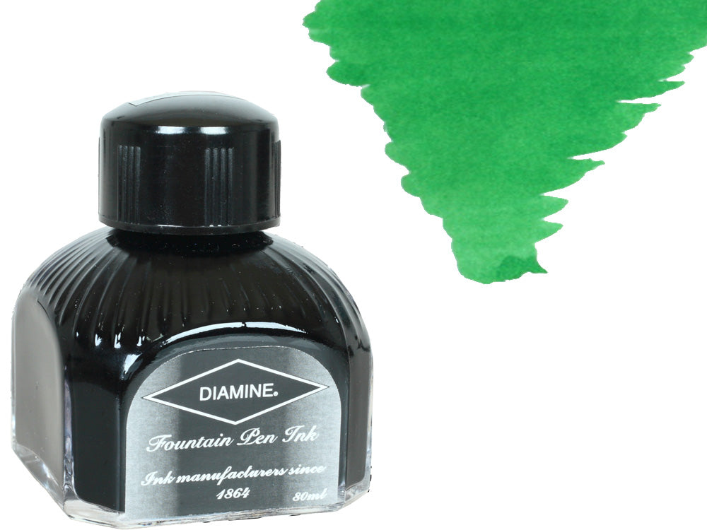 Diamine Tintenfass, 80ml., Apple Glory, Italianische Glass