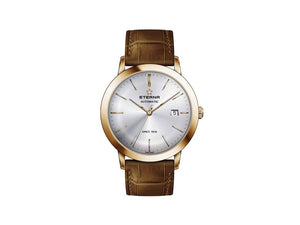 Eterna Eternity Gent Automatik Uhr, SW 200-1, PVD, Silber, 40mm, 2700.56.11.1391