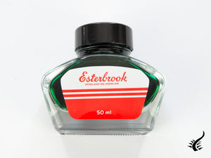 Esterbrook Tintenfass Evergreen, Grün, 50ml, Glass, EINK-EVERGREEN