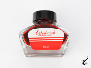 Esterbrook Tintenfass Scarlet, Rot, 50ml, Glass, EINK-SCARLET