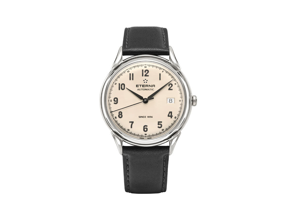 Eterna Heritage 1948 Gent Automatik Uhr, SW 300-1, 40mm, Silber, 2955.41.94.1388