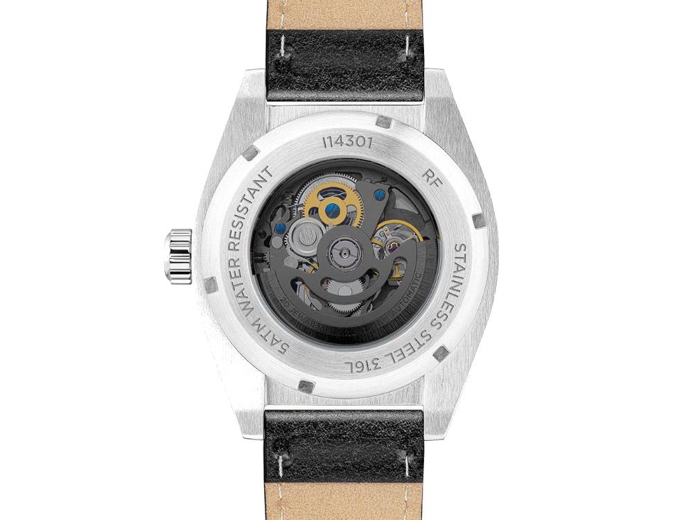 Ingersoll 1892-The Vert Automatik Uhr, 43 mm, Schwarz, Lederband, I14301