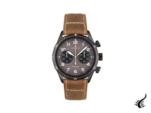 Junghans Meister Pilot Automatik Uhr, J880.4, 43,3mm, Sonnenschliff, 027/3794.00