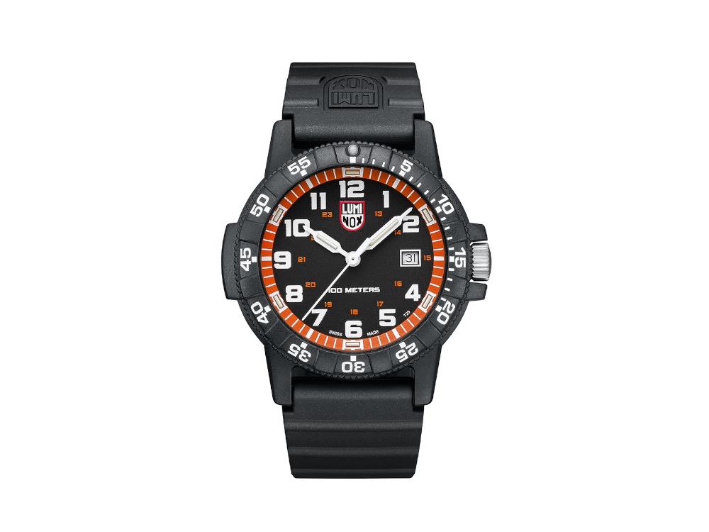 Luminox Sea Turtle Quartz Uhr, Orange, CARBONOX™, 44 mm, 10 atm, Tag, XS.0329.1
