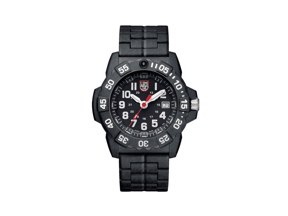 Luminox Sea Navy Seal 3502 Quartz Uhr, Schwarz, Kohlenstoff, 45mm, 20 atm