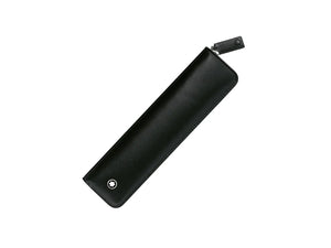Montblanc Meisterstück Etui 1 Stift , Leder, Weich, Schwarz 