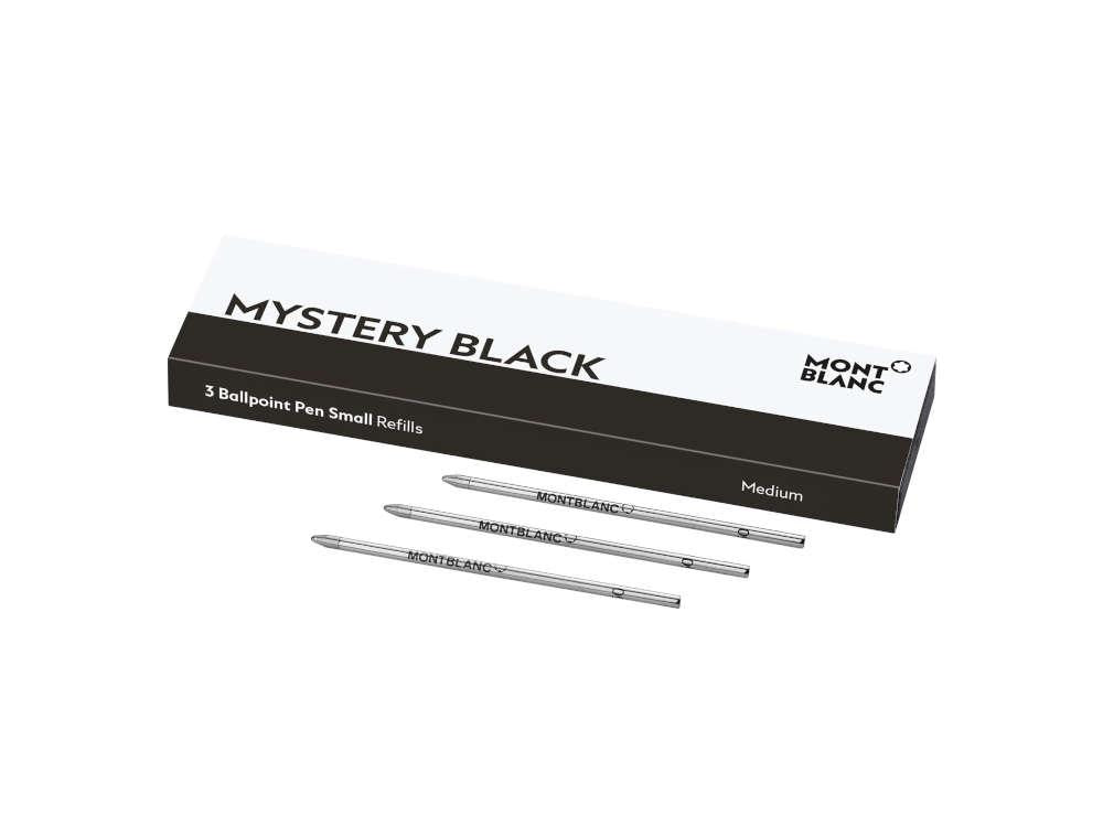 Kugelschreiber Mine 3x1 Montblanc, Schwarz Mystery, Medium, 128222