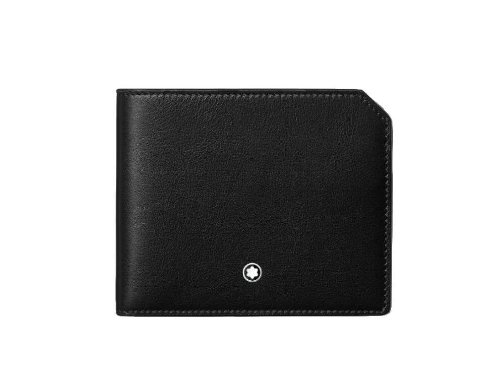 Montblanc Meisterstück Selection Soft Brieftasche, Schwarz, 6 Karten, 130048