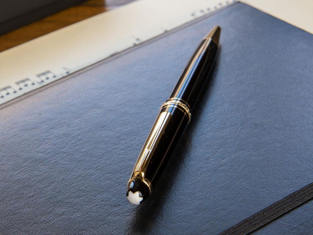 Montblanc Meisterstück Classique Kugelschreiber, Vergoldete Beschläge, 132453