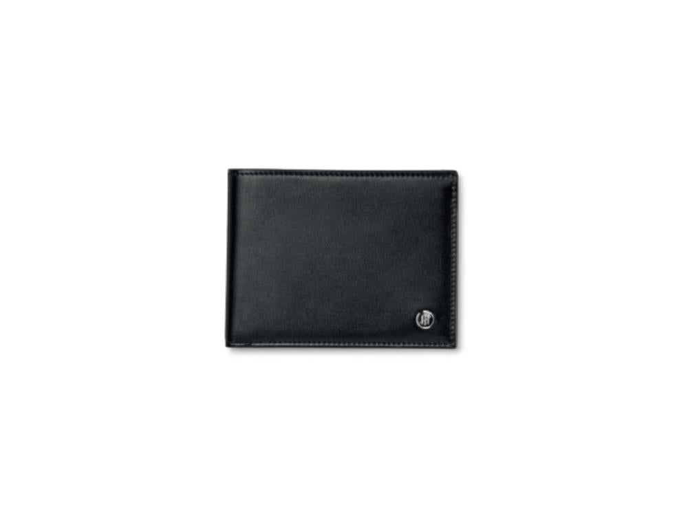 Montegrappa Signet Series Forex Brieftasche, Schwarz, Leder, Karten, IC00WA00