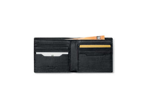 Montegrappa Signet Series Brieftasche , Schwarz, Leder, Karten, IC00WA01