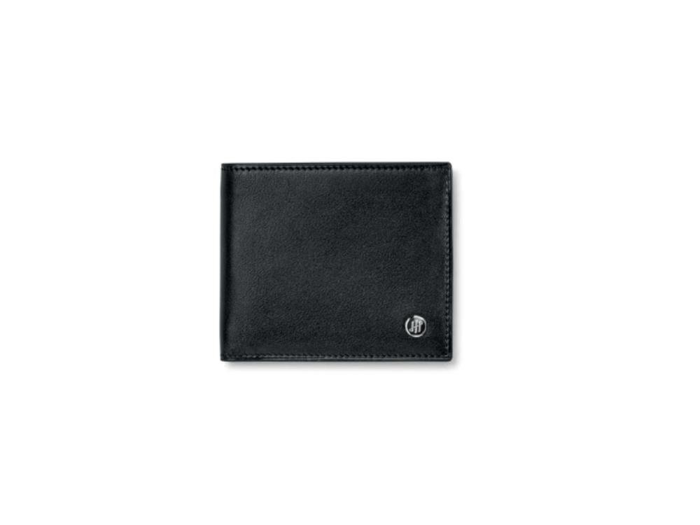 Montegrappa Signet Series Brieftasche, Schwarz, Leder, Karten, IC00WA04