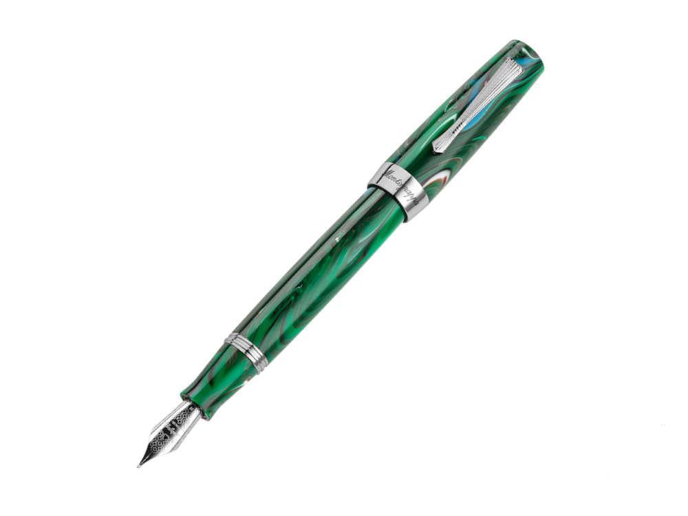 Montegrappa Elmo 02 Cortina Füllfederhalter, Edelstahl, ISE2R-AG