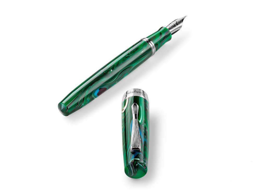 Montegrappa Elmo 02 Cortina Füllfederhalter, Edelstahl, ISE2R-AG
