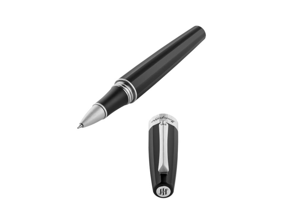 Montegrappa Magnifica Roller, Schwarzes Edelharz, ISNGRRAC