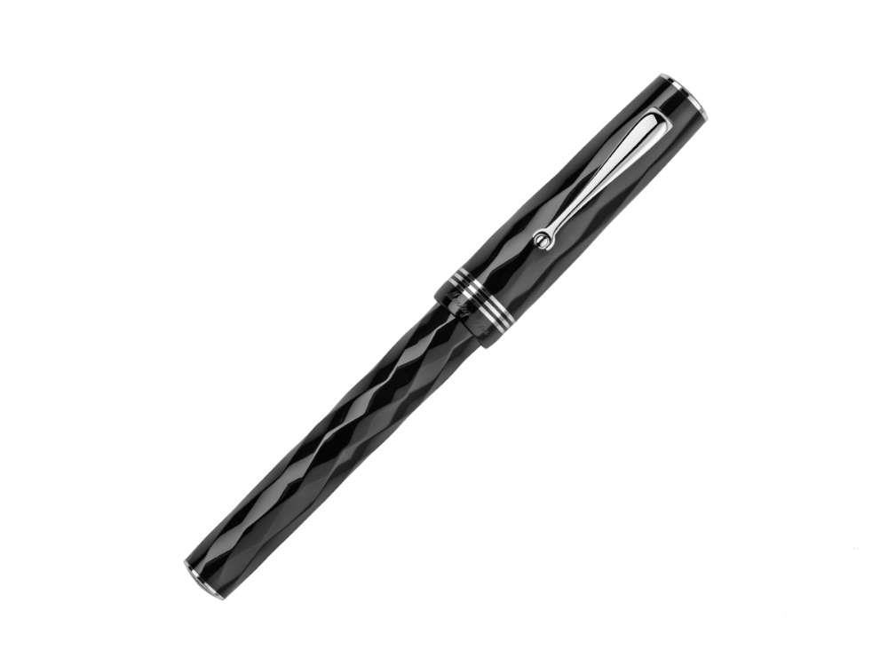 Montegrappa Brenta Füllfederhalter, Edelharz, Schwarz, ISRBT-IC