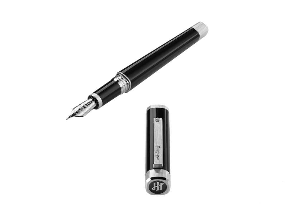Montegrappa Quattro Füllfederhalter, Palladium, 14k Gold, ISZ4I-4P