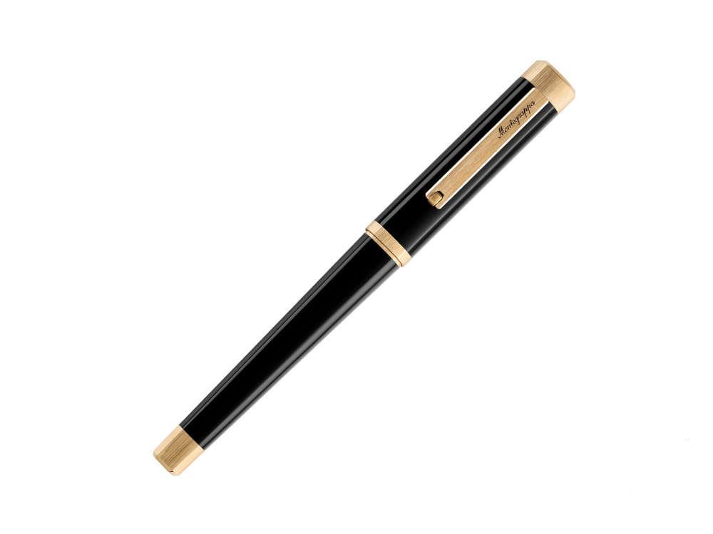 Montegrappa Quattro Füllfederhalter, Vergoldet, 14k Gold, ISZ4I-4Y