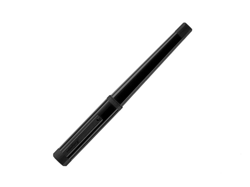 Montegrappa Quattro Füllfederhalter, PVD neger, 14k Gold, ISZ4I-XC