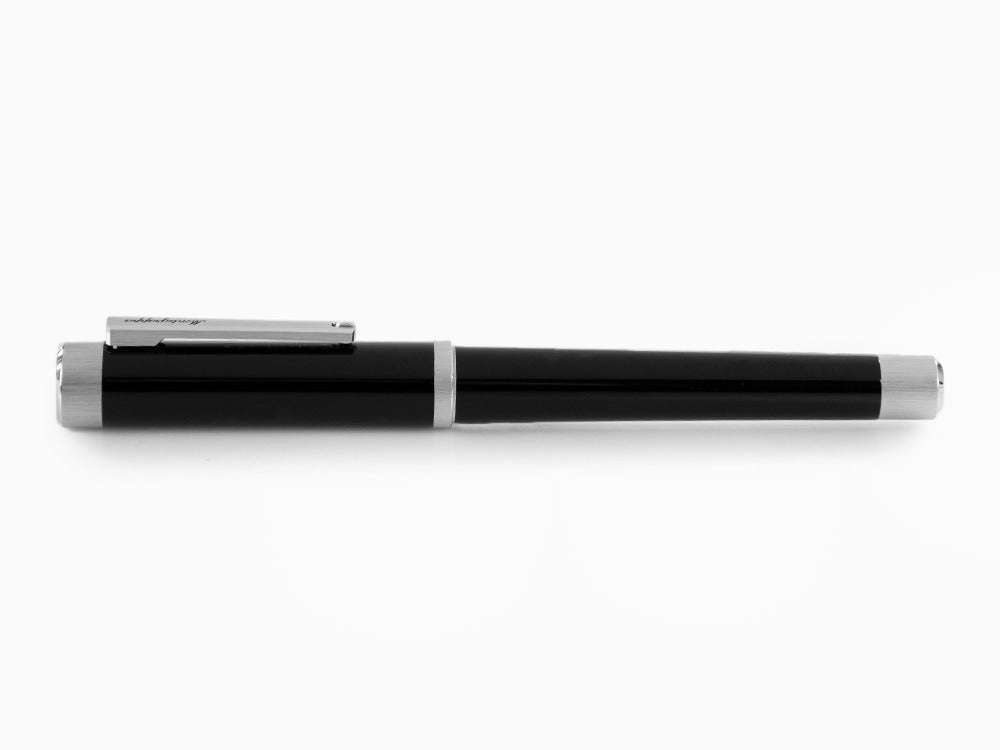 Montegrappa Zero Roller, Schwarzes Edelharz, Palladium IP, ISZEIRIP