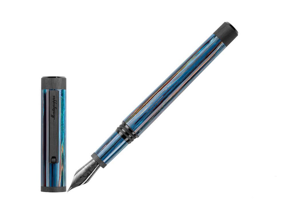 Montegrappa Zero Zodiac Libra Füllfederhalter, 14K, LE, ISZEZ-4C-B8