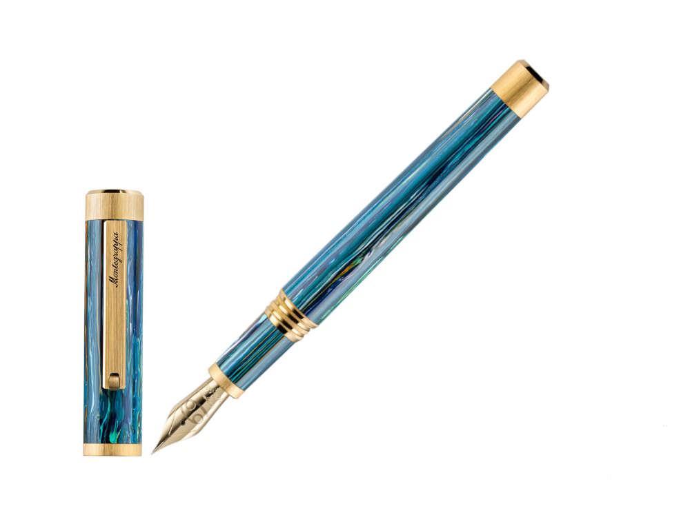 Montegrappa Zero Zodiac Cancer Füllfederhalter, 14K, LE, ISZEZ-4Y-G9