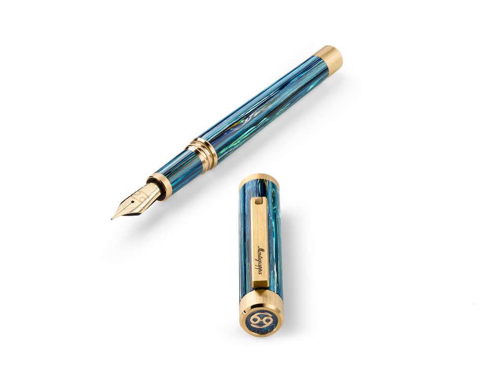 Montegrappa Zero Zodiac Cancer Füllfederhalter, 14K, LE, ISZEZ-4Y-G9