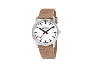Mondaine SBB Simply Elegant Quartz Uhr, Weiss, 41mm, A638.30350.16SBG