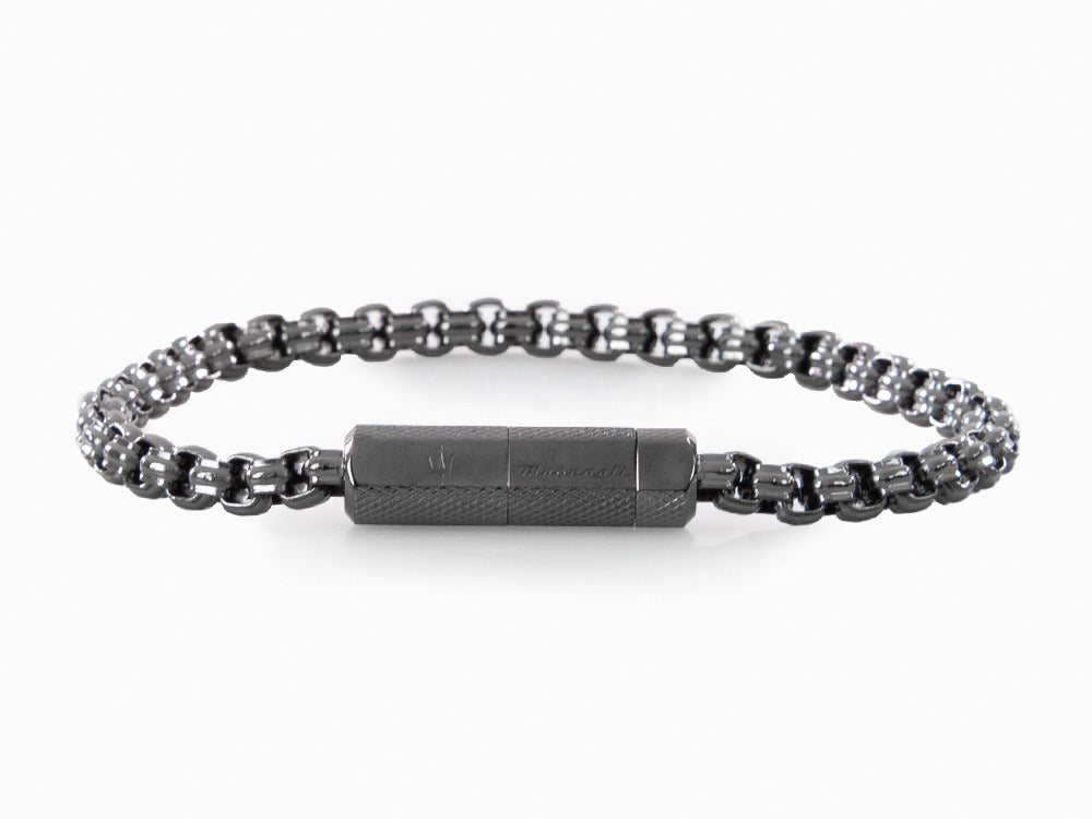 Maserati Gioielli Armband, Stahl, Silber, PVD, JM223ATK23