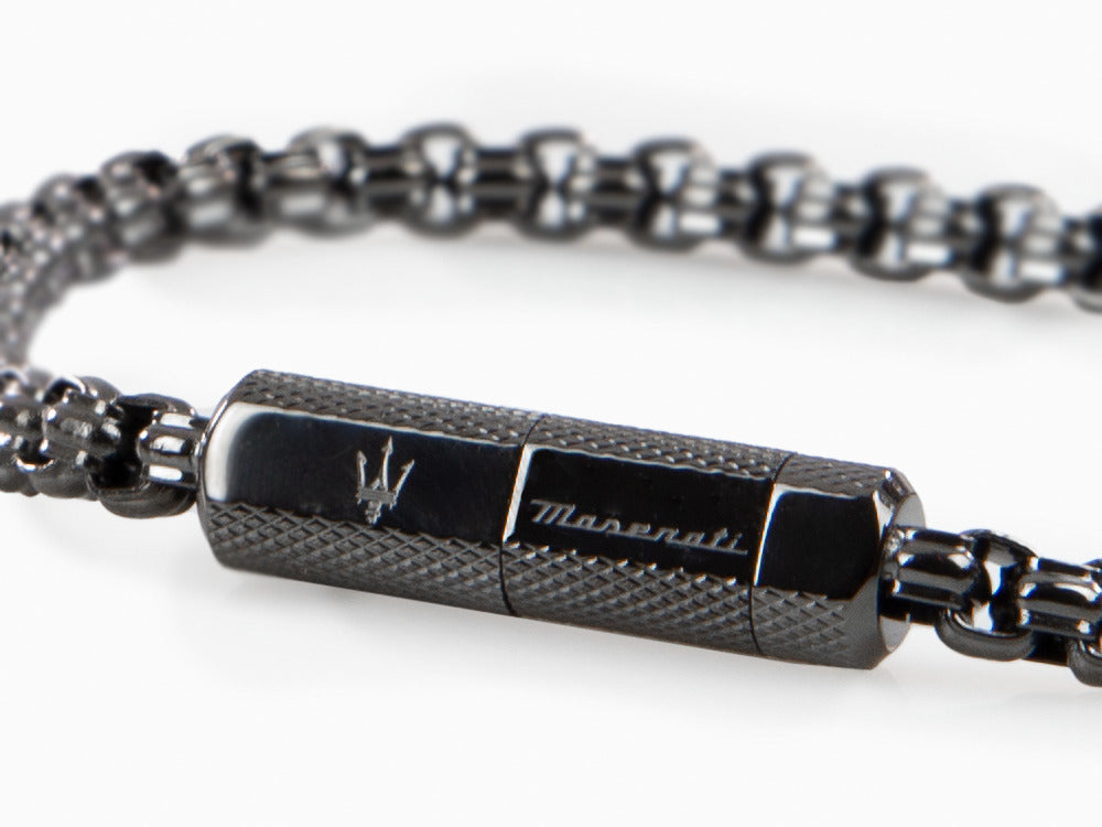 Maserati Gioielli Armband, Stahl, Silber, PVD, JM223ATK23