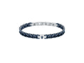 Maserati Gioielli Armband, Edelstahl, Blau, PVD, JM422ATZ14
