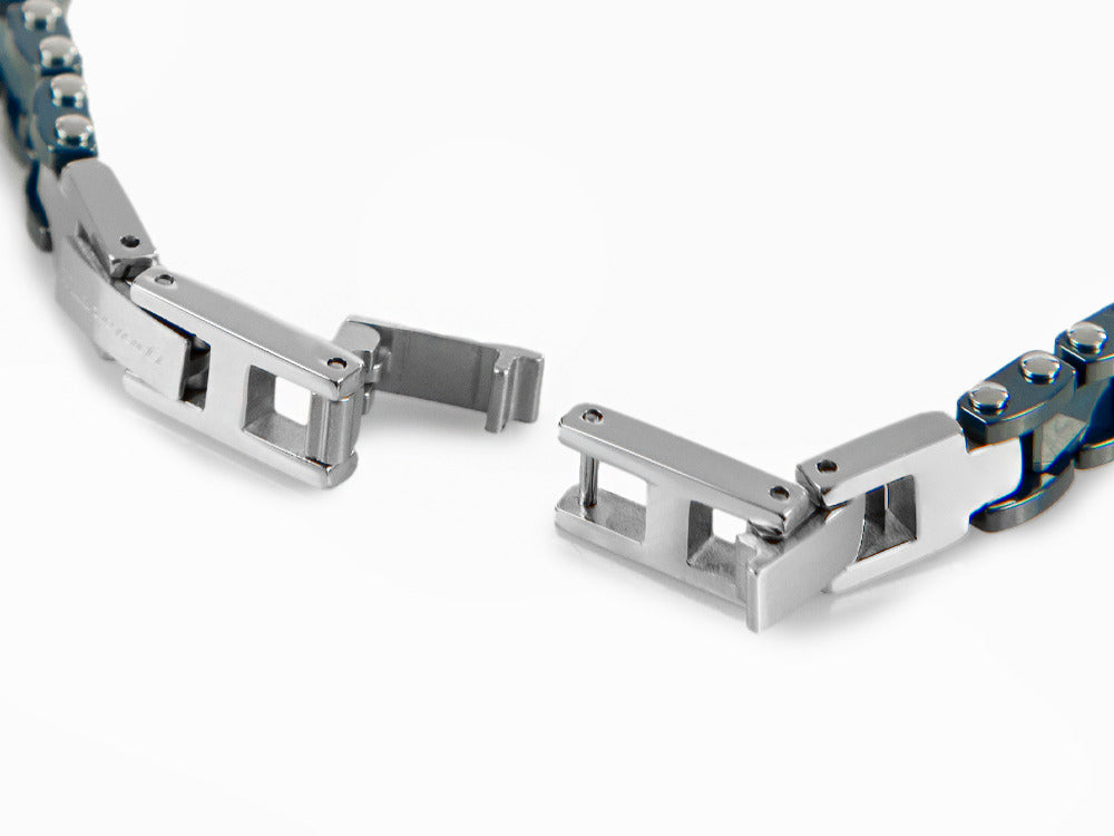 Maserati Gioielli Armband, Edelstahl, Blau, PVD, JM422ATZ14