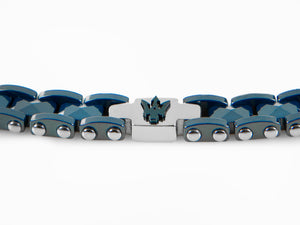 Maserati Gioielli Armband, Edelstahl, Blau, PVD, JM422ATZ14