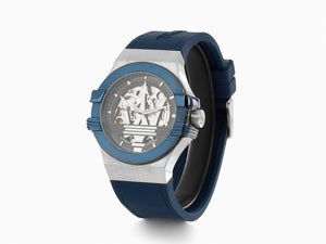 Maserati Potenza Automatik Uhr, Blau, 40 mm, Shapir-Glas, R8821108035