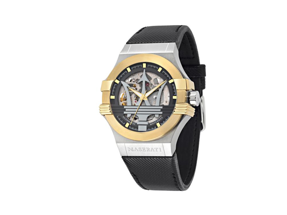 Maserati Potenza Automatik Uhr, Schwarz, 42 mm, Shapir-Glas, R8821108037
