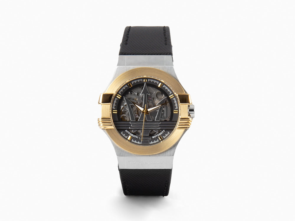 Maserati Potenza Automatik Uhr, Schwarz, 42 mm, Shapir-Glas, R8821108037