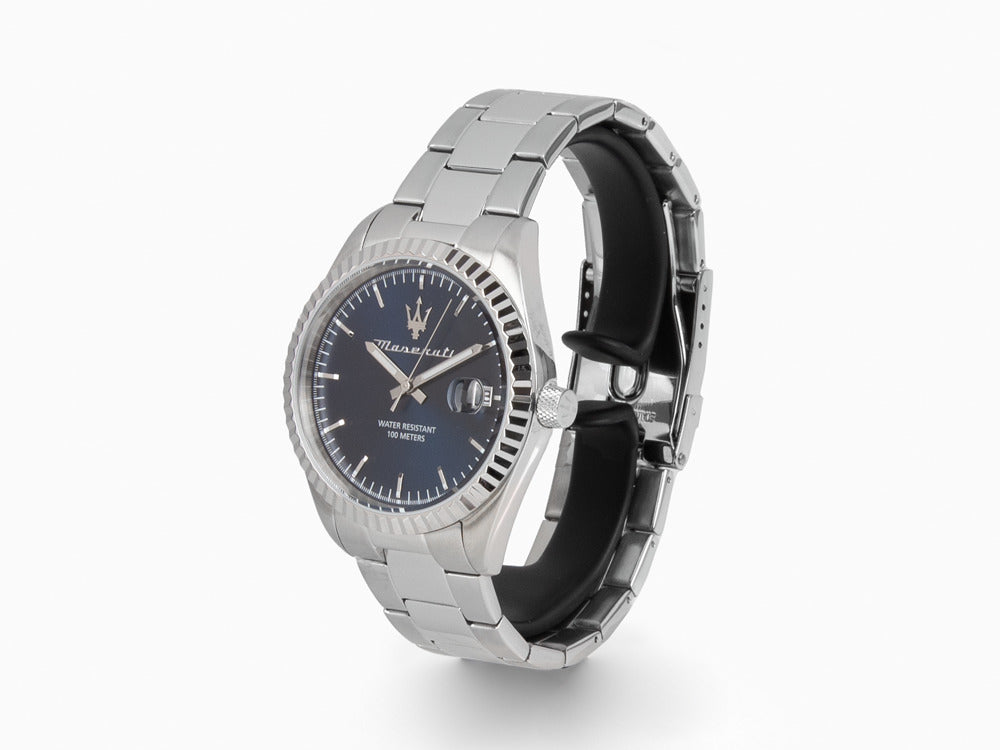 Maserati Competizione Quartz Uhr, Blau, 43 mm, Mineral Glas R8853100029