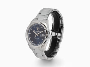 Maserati Competizione Quartz Uhr, Blau, 43 mm, Mineral Glas 