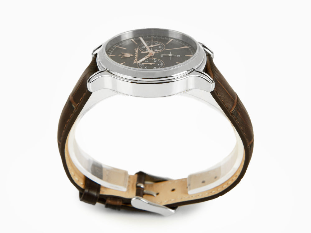 Maserati Epoca Quartz Uhr, Blau, 42 mm, Mineral Glas, R8871618014