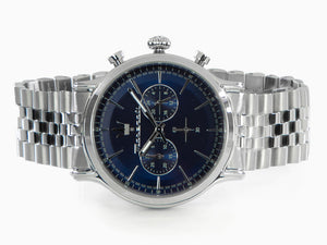Maserati Epoca Quartz Uhr, Blau, 42 mm, Mineral Glas, R8873618024