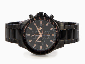 Maserati Sfida Quartz Uhr, PVD, Schwarz, 44 mm, Mineral Glas, R8873640011