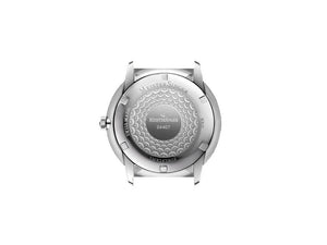 Meistersinger Neo Sunburst Silver Automatik Uhr, 36 mm, Cognac, NE908N-SG03W