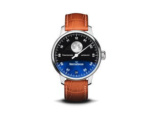 Meistersinger Stratoscope Automatik Uhr, SW 220-1, 43 mm, Blau, ST982-SG03