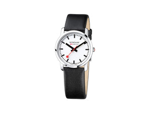 Mondaine SBB Simply Elegant Quartz Uhr, Weiss, 36mm, A400.30351.11SBB