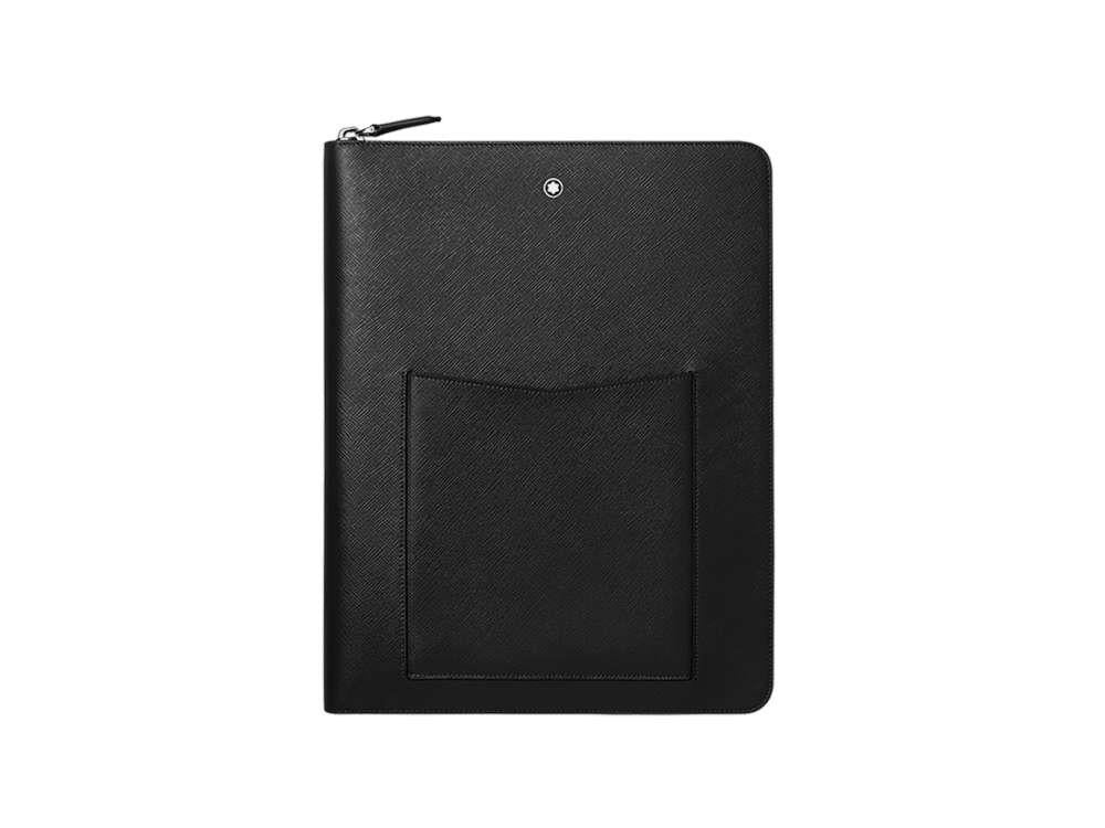 Montblanc Sartorial Notizblockhalter mit Taschen, Schwarz, 128520