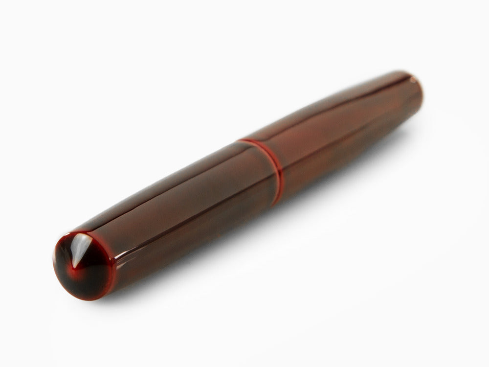 Nakaya Cigar Piccolo Aka-Tamenuri Füllfederhalter, 14k Gold, Elastic Nib