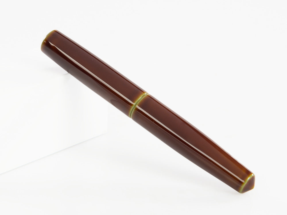 Nakaya Cigar Füllfederhalter Piccolo, Heki-Tamenuri, Ebonite, Music