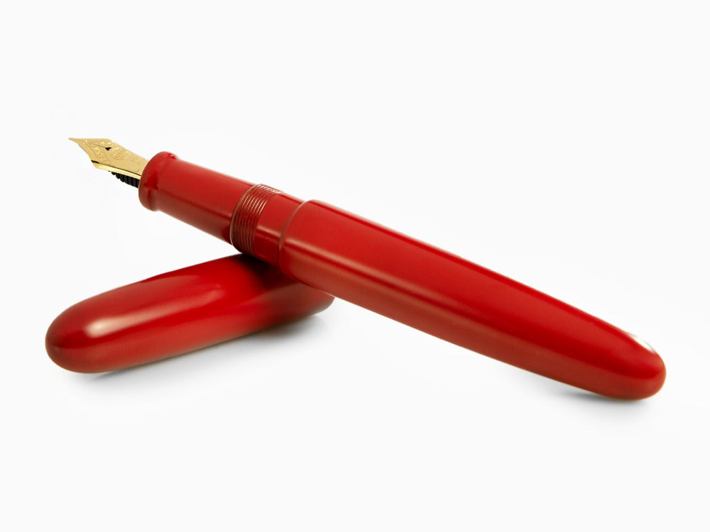 Nakaya Cigar Portable Shu-nurippanashi Füllfederhalter Ebonite, 17mm