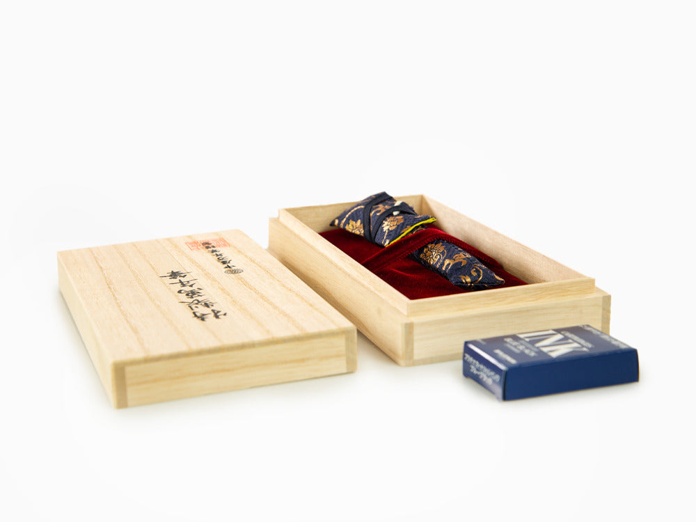 Nakaya Cigar Portable Shu-nurippanashi Füllfederhalter Ebonite, 17mm